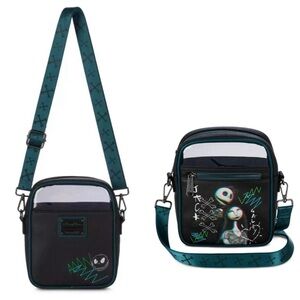 Loungefly Disney’s The Nightmare Before Christmas Jack & Sally Crossbody Bag NEW